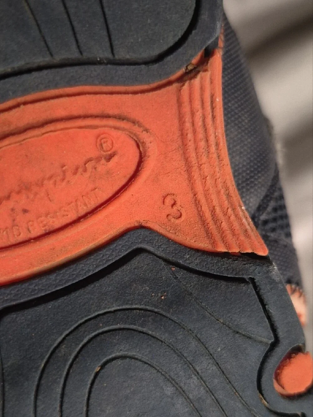 Champion Navy and Orange Kids Active Sandals